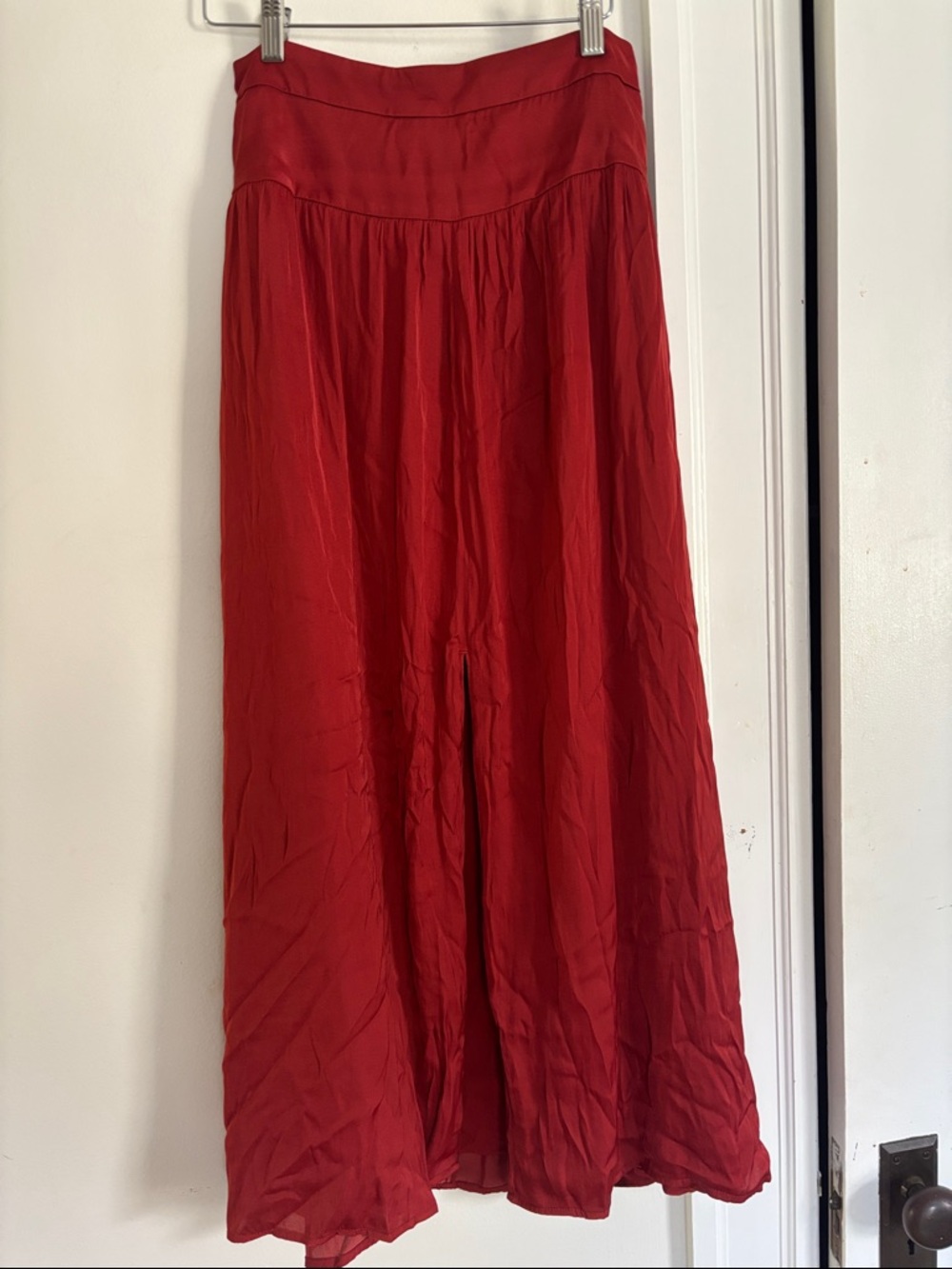 Banana Republic Red Maxi Skirt